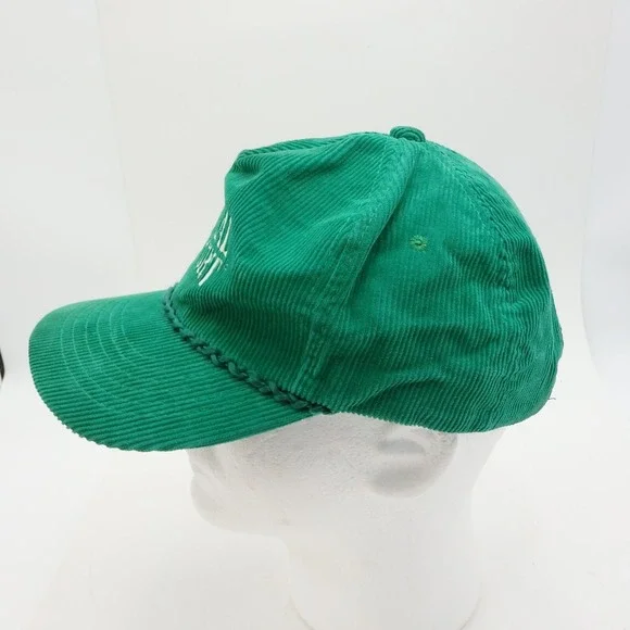 Special Export Young-An‎ Hat Cap Strap Back Green Corduroy Otto Rope Vintage - Picture 4 of 13
